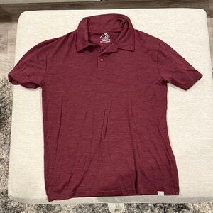 Classic Maroon Polo Shirt for Men